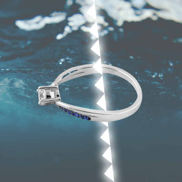 Blue Gems of Elegance Sterling Silver Sea Candy Jewelry