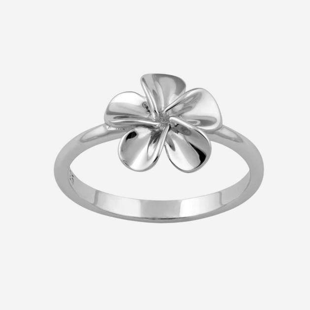 Rare Plumeria Ring Sterling Silver Sea Candy Jewelry