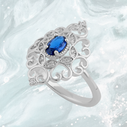 Bohemian Marquise Sterling Silver