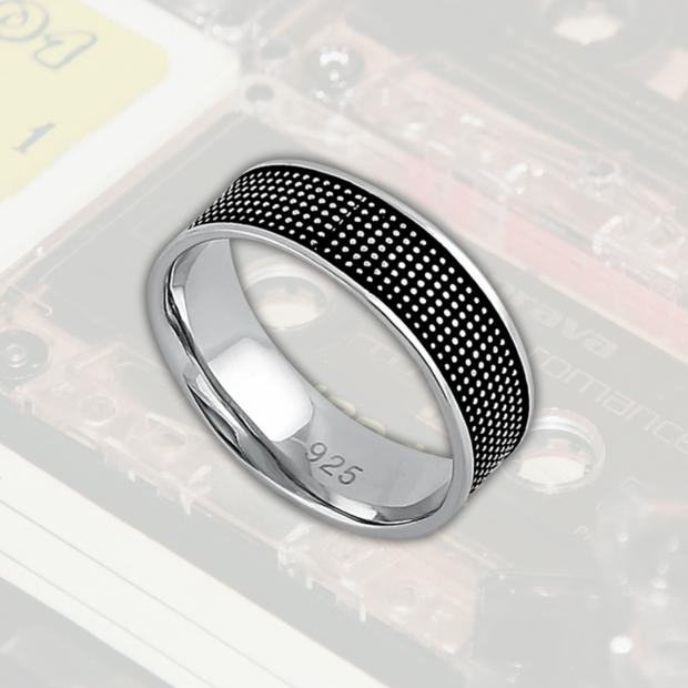 Rare Disco Dots Sterling Silver