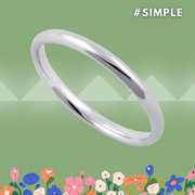 Classic Simple Band Sterling Silver