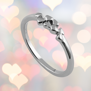 Many Hearts Sterling Silver