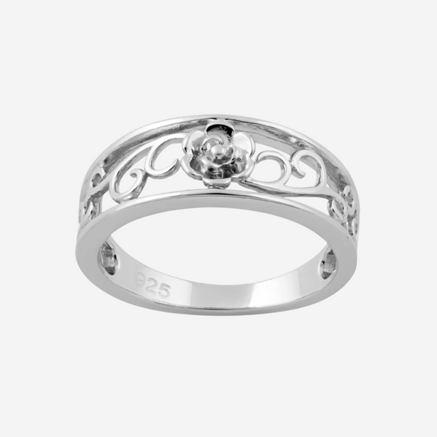 Flower & Vines Sterling Silver
