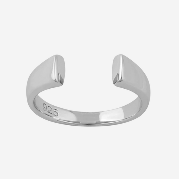 End to End Thick Bar Sterling Silver
