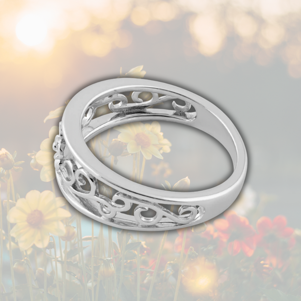 Flower & Vines Sterling Silver