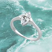 Rare Marquis Gemstone Sterling Silver