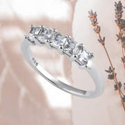 Quintuple Summer Diamonds Sterling Silver
