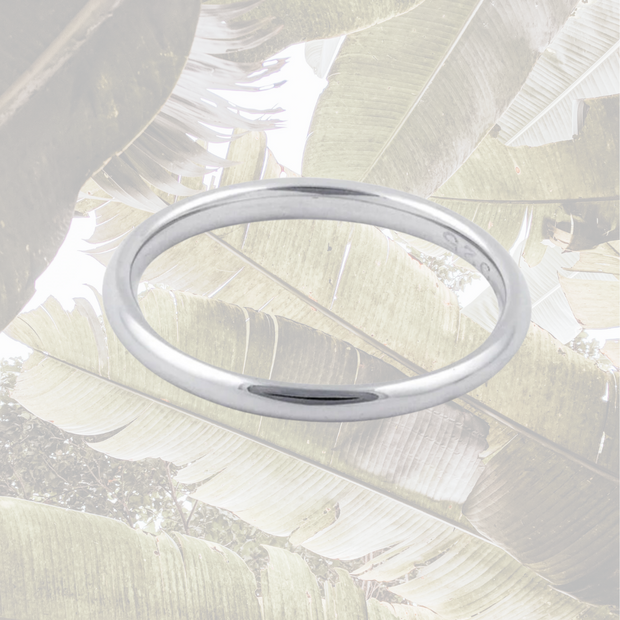 Classic Simple Band Sterling Silver