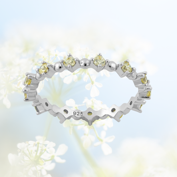 Eternity Sun Gemstone Sterling Silver