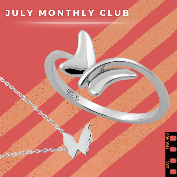 (Monthly Ring Club) Hearts & Vines Band Sterling Silver