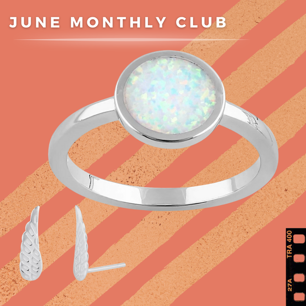 (Monthly Ring Club) Hearts & Vines Band Sterling Silver
