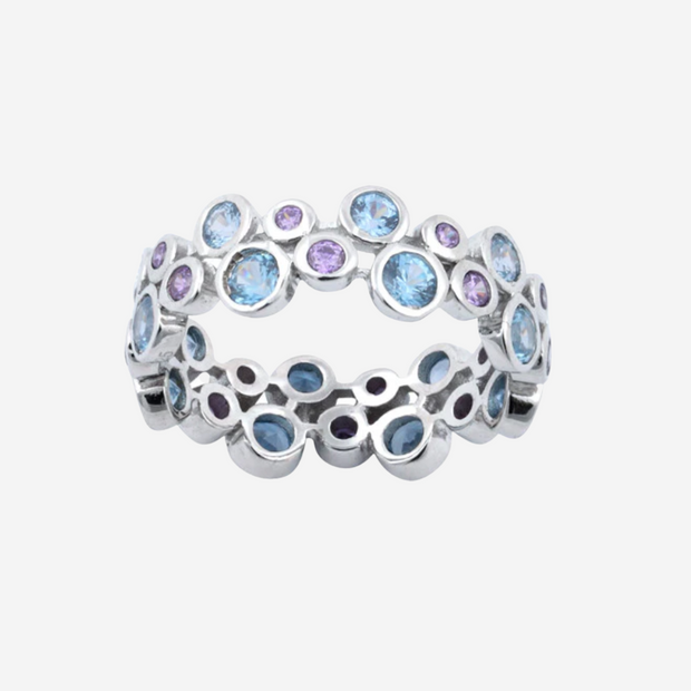 Aqua Gemstone Sterling Silver