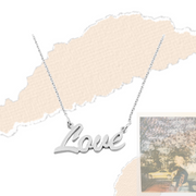 Love Necklace: Sterling Silver