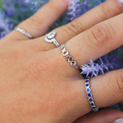 Sea Candy Ring: Moon Phases Sterling Silver