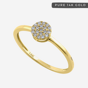 Cora's Oysters 14k Solid Gold