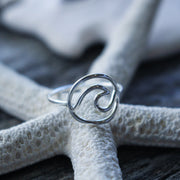 Sea Candy Ring: Ocean Circle Sterling Silver
