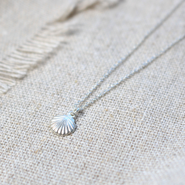 Simple Charm Necklace: Sterling Silver