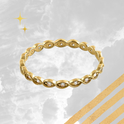 Cassia's Eternity Gemstone 14k Solid Gold