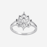 Lotus Blossom Sterling Silver