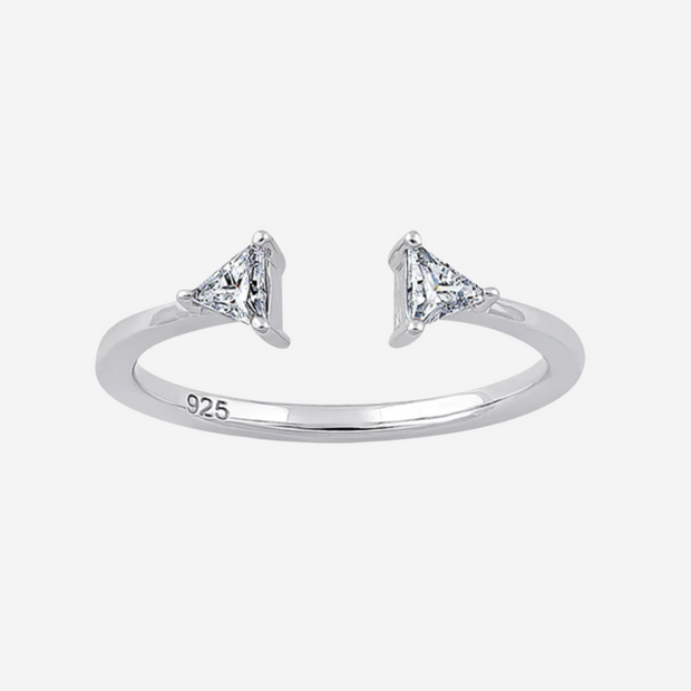 Two Stars Align Sterling Silver
