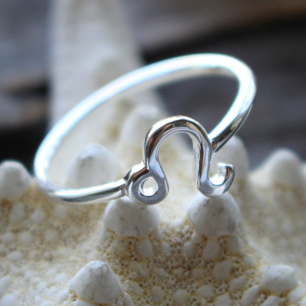Sea Candy Ring: Zodiac Leo Sterling Silver