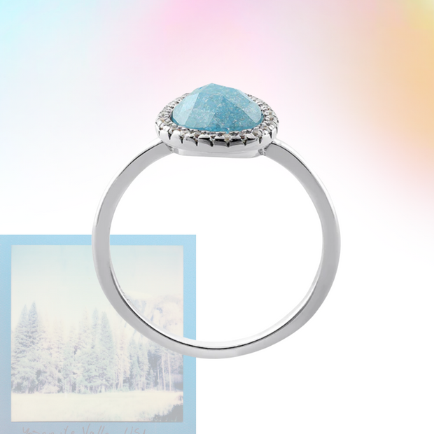 Rare Winter Gemstone Sterling Silver