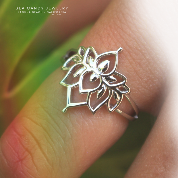 Lotus Blossom Sterling Silver