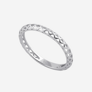 Classic Basket Weave Sterling Silver