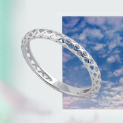 Classic Basket Weave Sterling Silver