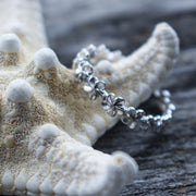 Eternity Plumeria Sterling Silver