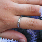 Sea Candy Ring: Bohemian Tribe Band Sterling Silver