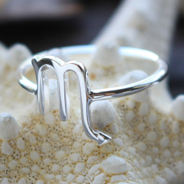 Sea Candy Ring: Zodiac Scorpio Sterling Silver