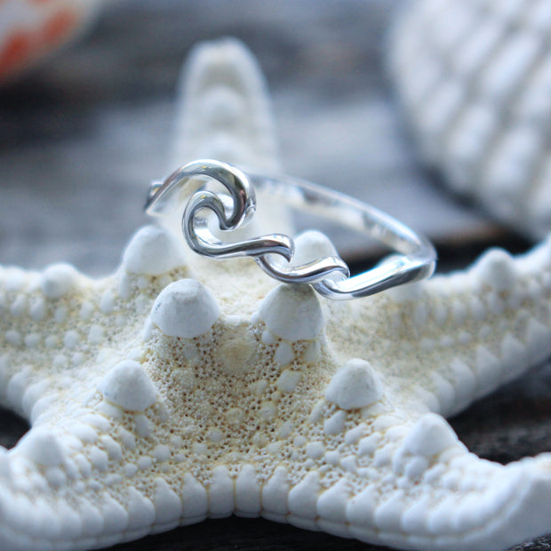Sea Candy Ring: Mellow Waves Sterling Silver