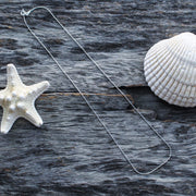 Simple Surfer Necklace: Sterling Silver