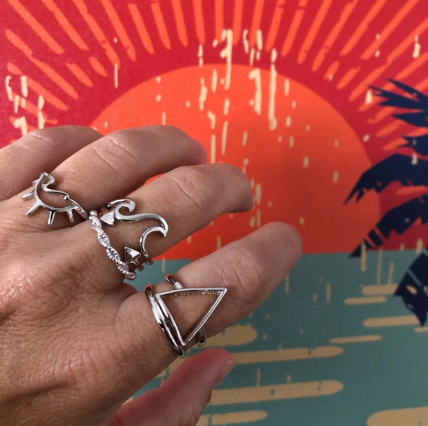 Sunset Sterling Silver