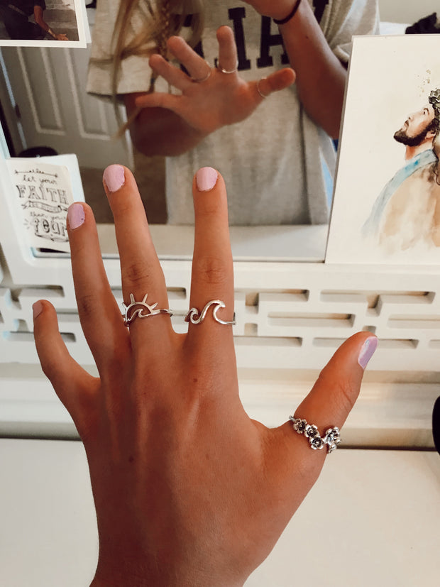 Sea Candy Ring: Flower Sterling Silver