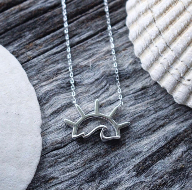 Sunset Necklace: Sterling Silver