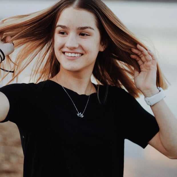 Sunset Necklace: Sterling Silver