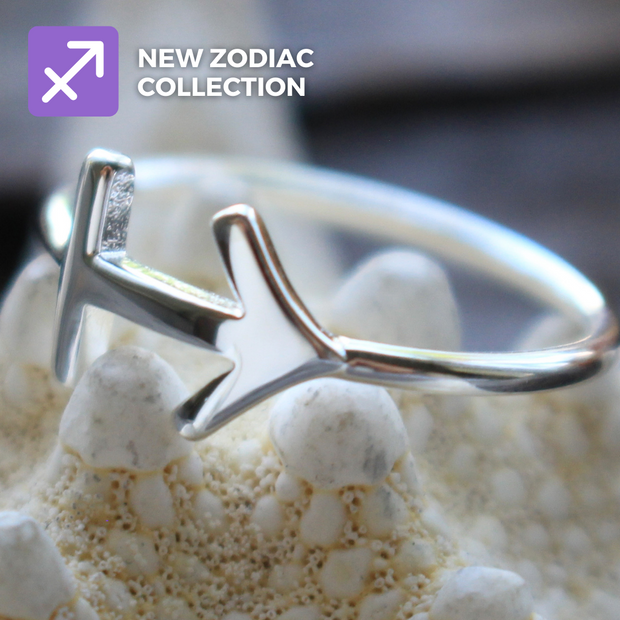 Sea Candy Ring: Zodiac Sagittarius Sterling Silver