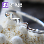 Sea Candy Ring: Zodiac Aquarius Sterling Silver