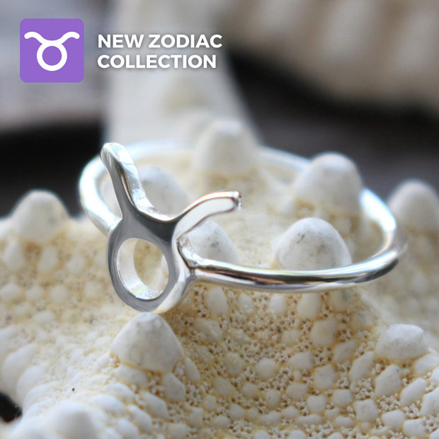 Sea Candy Ring: Zodiac Taurus Sterling Silver