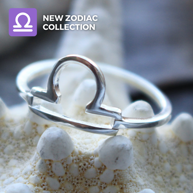Sea Candy Ring: Zodiac Libra Sterling Silver